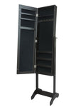 Hazlo Jewellery Storage Cabinet with Full Length Mirror - Black