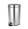 Stainless Steel Pedal Trash Dustbin with Inner Bucket - 12 Litre