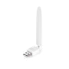USB Wireless WiFi Adapter Receiver With 3dbi Antenna - 150Mbps - White