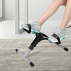 Zoolpro Pedal Exercise Bike with LCD Display Monitor - Black & Silver
