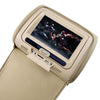Dakoyo Unversal 2x7" LCD Car Pillow Headrest Monitors w/ DVD Player - Beige