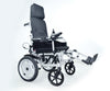 Geosine Electric Motorized Wheelchairw /headrest support - Foldable - Black