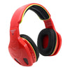Bluetooth Wireless Headphone Headset FM, Mic - Red