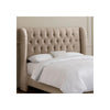 Cabeceira Tufted Upholstered Wingback Headboard by Hazlo Furniture - King Cocoa