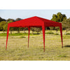 Hazlo 3M Instant Pop Up Gazebo Tent With Leg Cover - Red