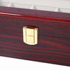 Hazlo Wooden Jewellery Watch Display Case Box Organizer - 12 Slot Compartment - Cherry Wood