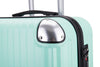 Hazlo 3 Piece Trolley ABS Hard Luggage Bag Set (Small, Medium, Large) - Green