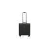 Hazlo Faux Leather Trolley Briefcase Laptop Cabin Luggage Bag - Black