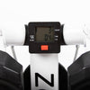 Zoolpro Pedal Electric Resistance Stepper Exercise Trainer with Display Monitor - Black & White