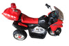 Battery Powered Ride-on Motorcycle Motorbike - Black Red
