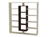 Hazlo Ample Bookcase Bookcase Cube Bookshelf Display Maple & Wenge