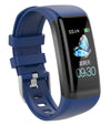 Nevenoe Bluetooth Smart Fitness Heart Rate Tracker Watch Band - Blue
